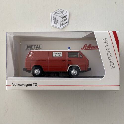 SCHUCO Edition 1/64 - VW Volkswagen T3 (Red - Feuerwehr) M54g