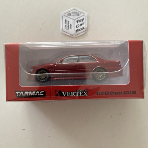 TARMAC - Vertex Toyota Chaser JZX100 (Red - 1/64 Scale) N25